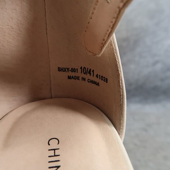 Chinese Laundry Shoes Womens 10 Pump Sandal Ankle Strap Cut Out Open Toe Formal - Picture 14 of 14